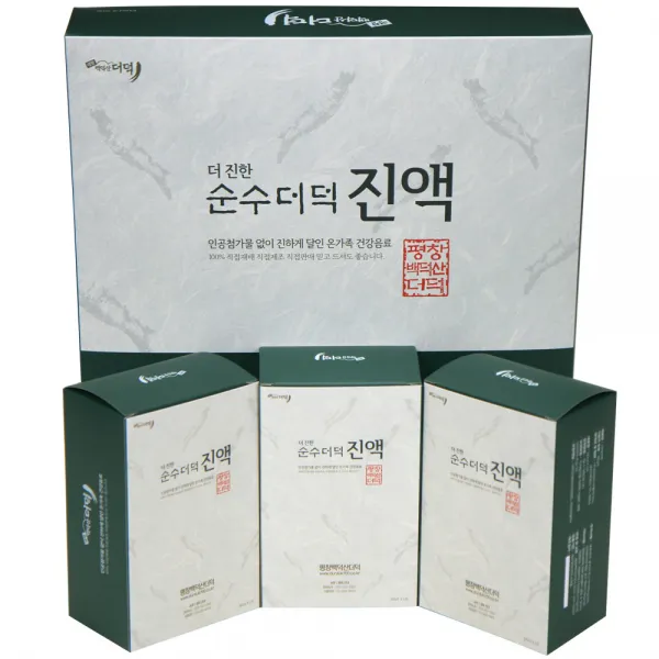 평창백덕산더덕 더덕즙 1box(100ml 30포), 30포, 100ml