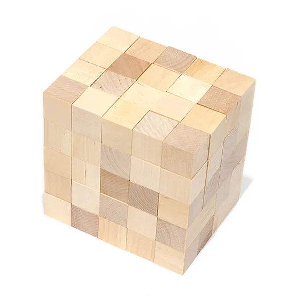 쌓기나무 2.5cm 원목50p/국산/정육면체/쌓기놀이, 단일상품