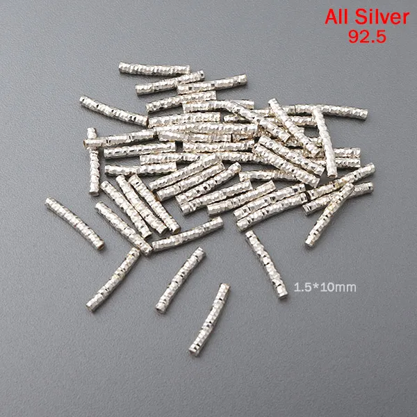 비즈아이 실버파이프(물결파이프) 1.5*10mm(내경0.7mm) (은92.5%) 여성패션팔찌