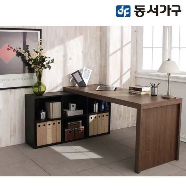  동서가구 시온 Joi 책상책장세트 Df905066 올브라운