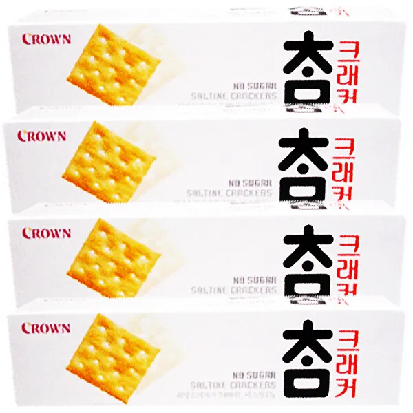 크라운)참 크래커 56g x 24개 맛있는 정통 크래커 좋은 식품 착한 가격묶음가능(2개)_A13654, 단일 수량