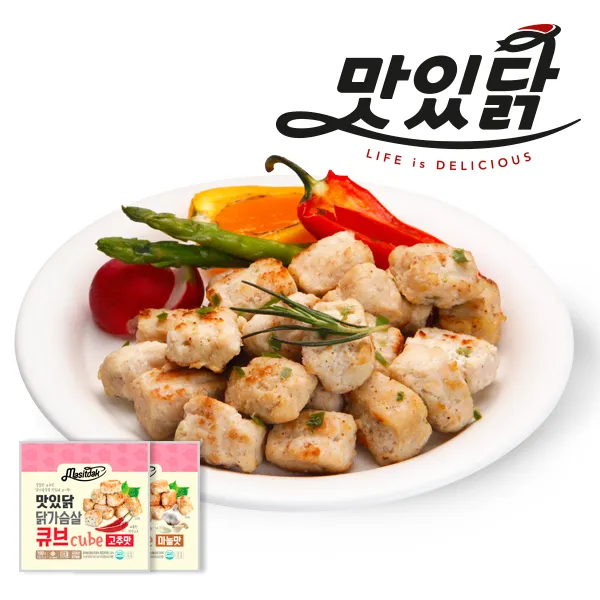 맛있닭 닭가슴살 큐브 혼합 100g, 혼합 50팩