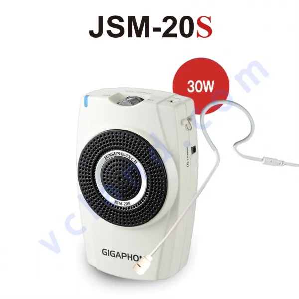 기가폰 기가폰JSM20 메가폰휴대용마이크핀마이크강의용마이크앰프