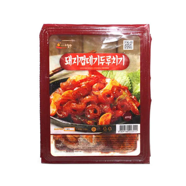돼지껍데기 두루치기400g 2개, 단일 수량, 단일 수량