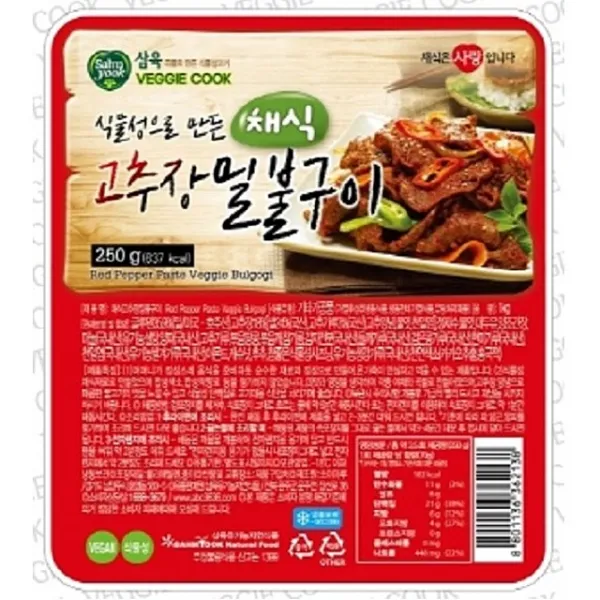 삼육 채식 고추장밀불구이 250g, 1개