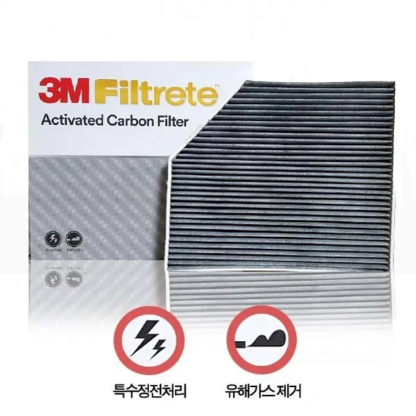 3M 활성탄 수입차 에어컨필터, W2082