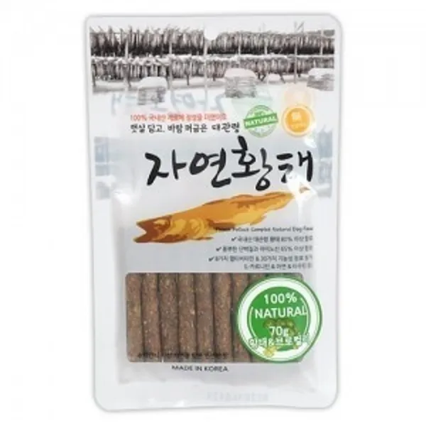 에스제이 대관령 자연황태 (황태브로컬리) 애완견용 70g, 현상품선택후주문하기