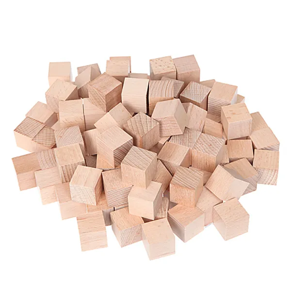 쌓기나무 1cm 비취우드50p/정육면체 큐브, 단일상품