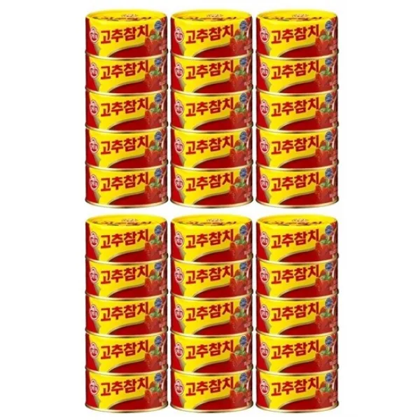 오뚜기 고추 참치 150g, 30개입