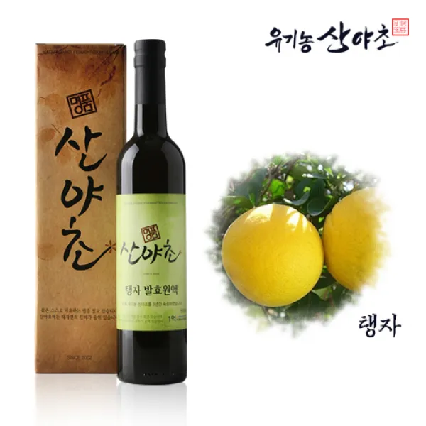 유기농산야초 탱자 발효원액 효소, 500ml, 1병