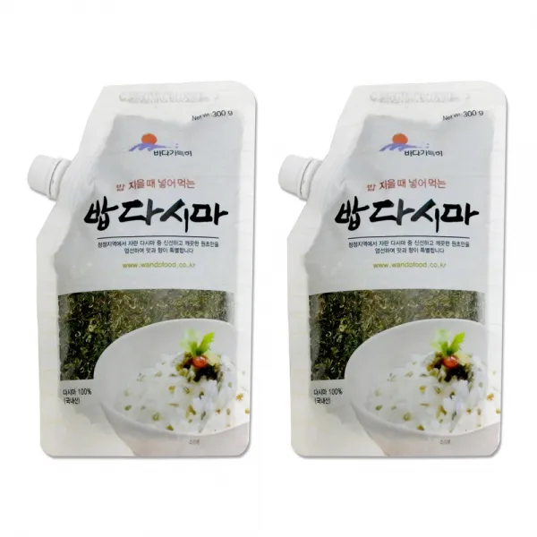 바다가득히 밥다시마 300g x 2개 잡곡처럼 밥 지을때 넣고 영양과 밥맛을 UP