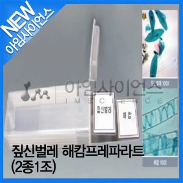 [아임사이언스]짚신벌레 해캄프레파라트(2종1조)