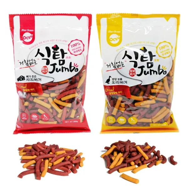 식탐 점보버거 200g 애견 간식, 1개, 치즈버거