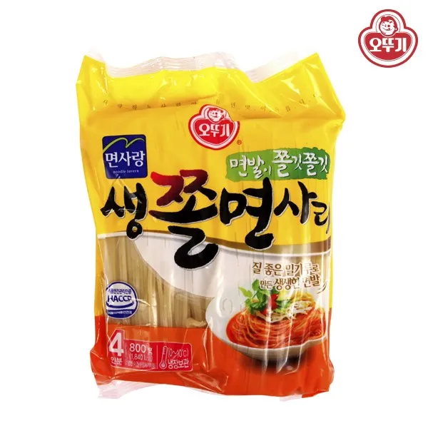 오뚜기 생쫄면사리4인 800g X 2 쫄면 쫄면사리 E548_오뚜기생쫄면사리4인 X 2