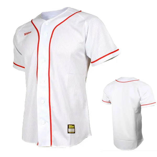  11008 윌슨 유니폼 기성복 상의 백+적 