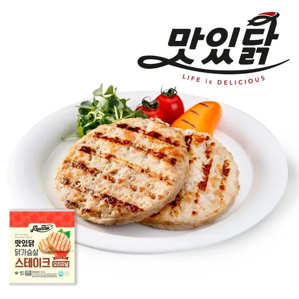 맛있닭 닭가슴살 스테이크 오리지널, 100g, 100팩
