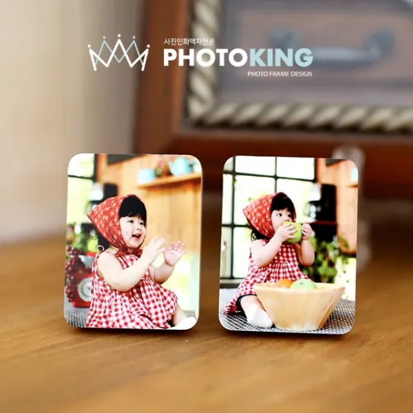 포토킹 초미니 나무 액자 원목
