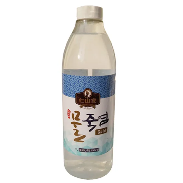 인산죽염 인산가 물죽염골드 1L병 9회죽염 경남함양 무료배송, 1병, 1000ml