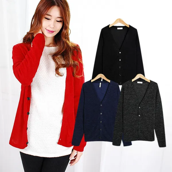 턴키 심플 남녀공용 Ae 051 기본가디건