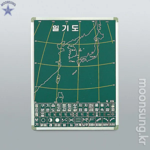 문성과학 일기도흑판 A형, 알루미늄
