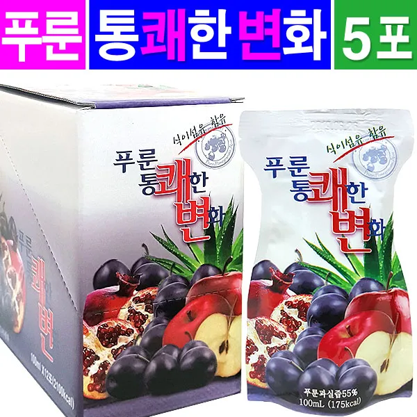네오팜 푸룬통쾌한변화(푸룬과실즙55%) 100ml, 5포