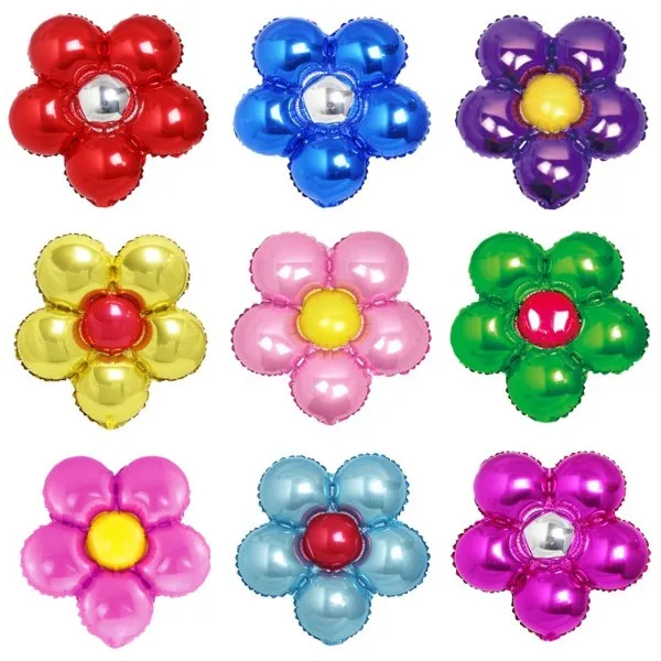 [가격준수]플라워은박풍선소은박풍선/꽃풍선/웨딩촬영/파티장식/생일파티/파티용품/이벤트/셀프장식/데코/실내장식, 플라워은박풍선(소)푸치샤