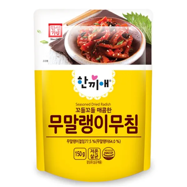 한성 한끼애 무말랭이무침 150g, 2개