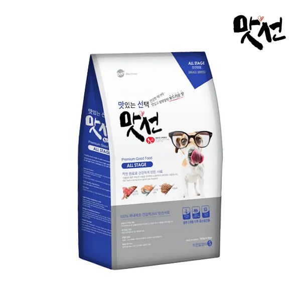 맛선 반습식 작은 알갱이 사료 5kg (S), 단품