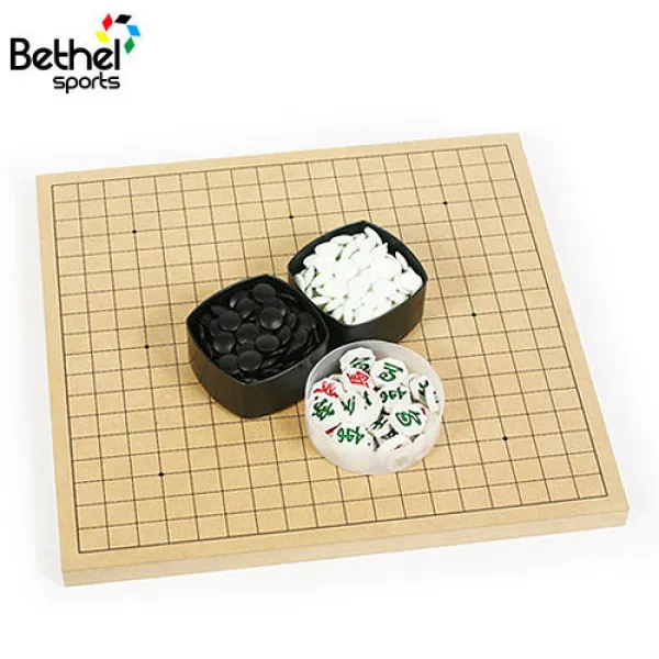 벧엘스포츠 무도색 2.5cm바둑판+바둑알+장기알 세트, 바둑알 정석(기본)