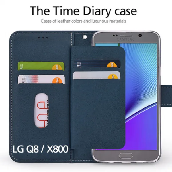 MHM 더블 카드수납으로 더욱더 넉넉히~LG Q8 X800 휴대폰 케이스