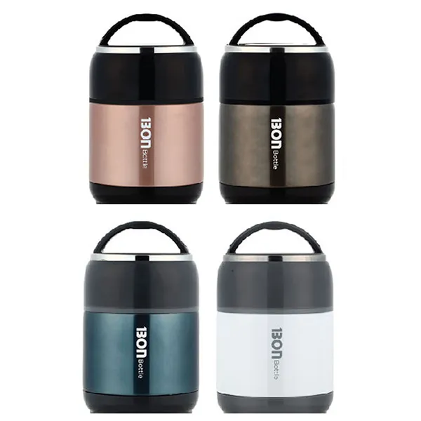 [헬스마일] 본보틀 보온보냉 도시락 죽통 밤부자 600ml, 랜덤