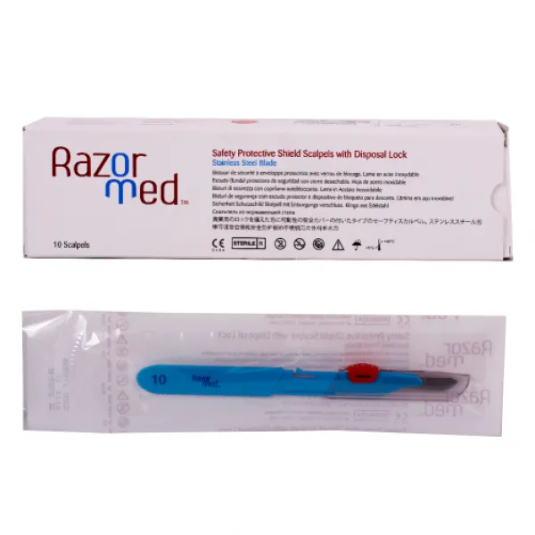 Protective Shield Scalpels #10. REF.2896 메스 10개입