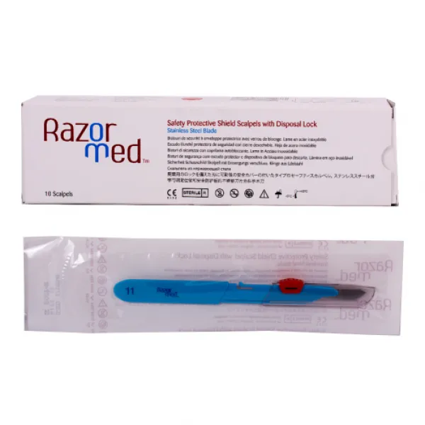 Protective Shield Scalpels No.11 REF.2898 메스 10개입