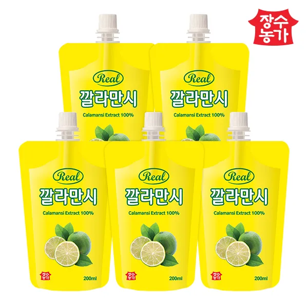 장수농가 리얼 깔라만시 원액 200ml x 5팩