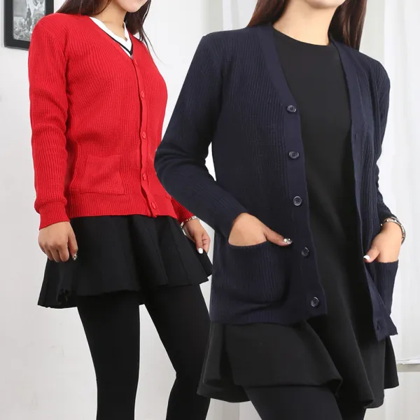 턴키 AE-054 플랫니트가디건