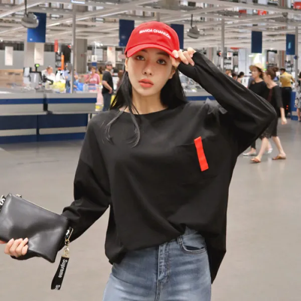 스위트바니 스퀘어배색라인