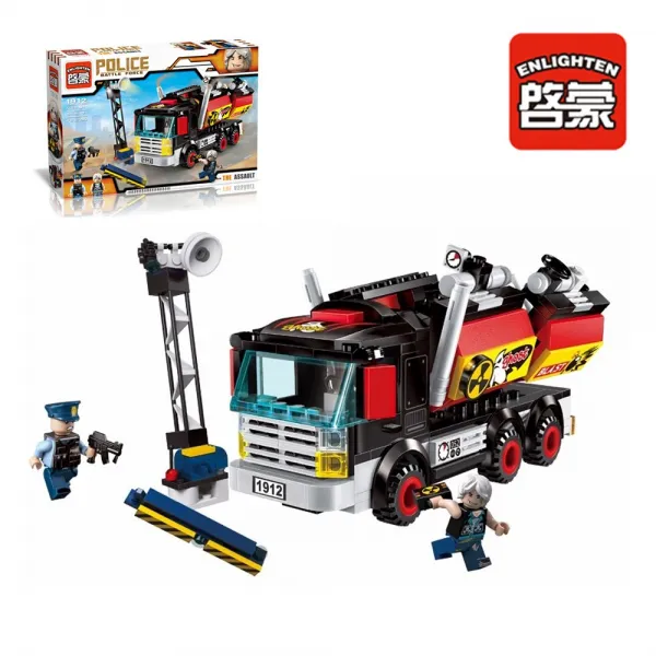 Enlighten 계몽 블럭 레고호환 호환블럭 중국레고 1912 폭탄트럭의 습격
