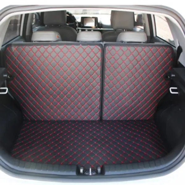 Gmz_3d 퀼팅가죽 트렁크매트 풀세트_더뉴모닝 브라운