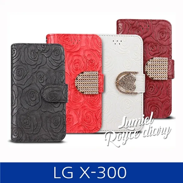 유앤강 LG X300. 로이스 패턴 다이어리 폰케이스 K120 case