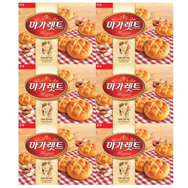 롯데 마가렛트 오리지날 396g, 6개