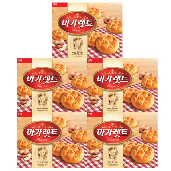 롯데 마가렛트 오리지날 396g, 5개