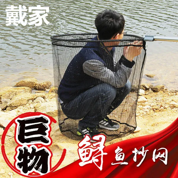 철갑 상어 큰 딥 그물 머리 하프 톤 심사 반을 접착 수동으로 접힌 납빛의 금속 개폐식 착륙 그물 그물 가방이었다
