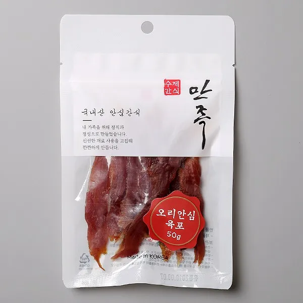 만족 오리안심육포 50g