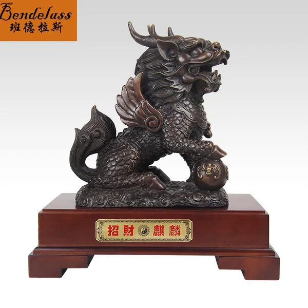 반데라스 바탕 화면 유니콘 장식 상종 루이 짐승 현대 홈 오피스 장식 장식 공예, 혼자