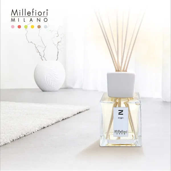 를 Millefiori 밀라노 펠리 이탈리아 가정 실내 아로마 테라피 향기 휘발성 액체 Zona 수입, 화이트 엔젤 500ml의