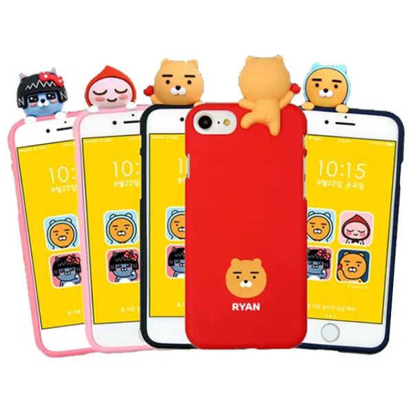 카카오 프렌즈 빼꼼 피규어 휴대폰 케이스