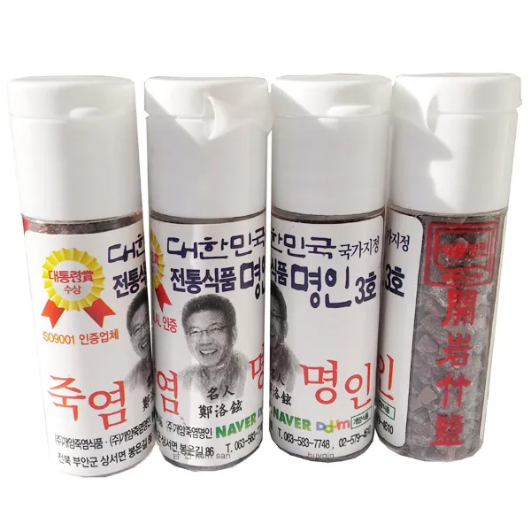 개암죽염 휴대용 알갱이 15gX4개 9회죽염 양치.조리등 전북부안 무료배, 15g, 4개