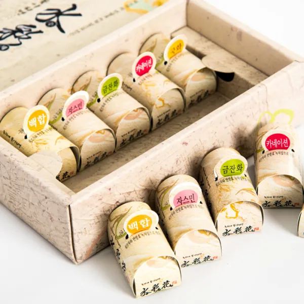 꽃피는차 6호_a구성 무료포장 1박스 꽃차 10개 +쇼핑백