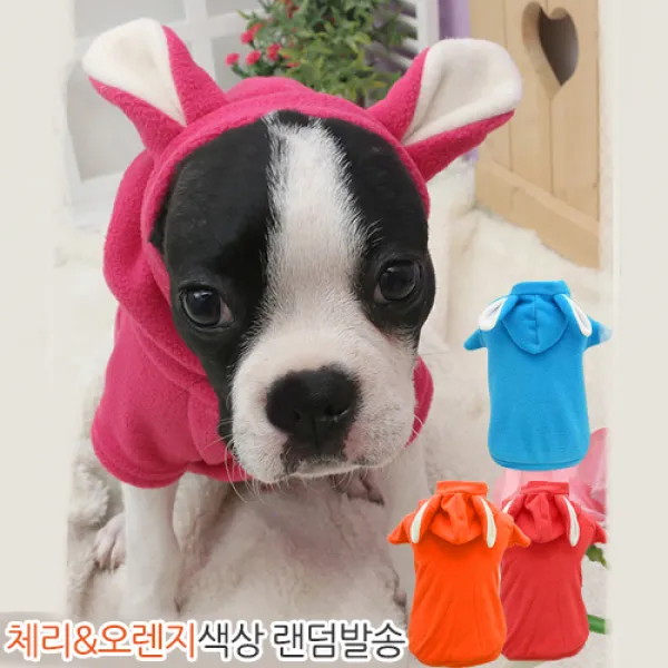 해피앤퍼피 바니후드3종 후드티, ★체리바니후드