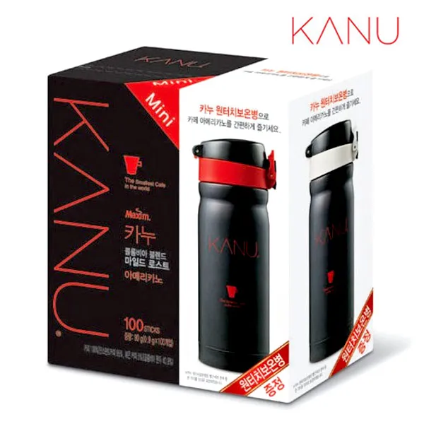 카누 미니 마일드 아메리카노 100T+사은품 랜덤 증정, 0.9g, 100개입